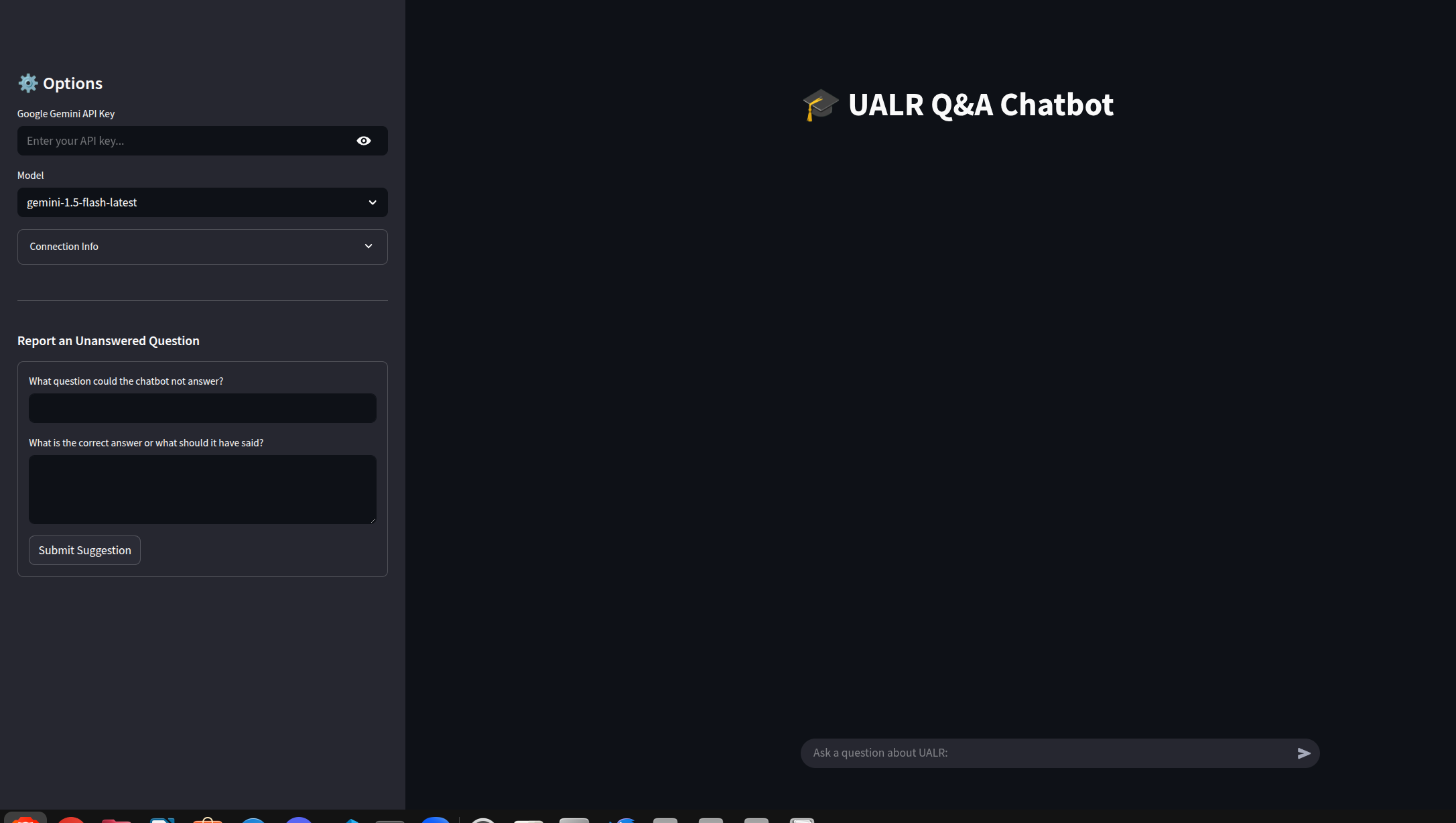 UALR Graduate School Chatbot